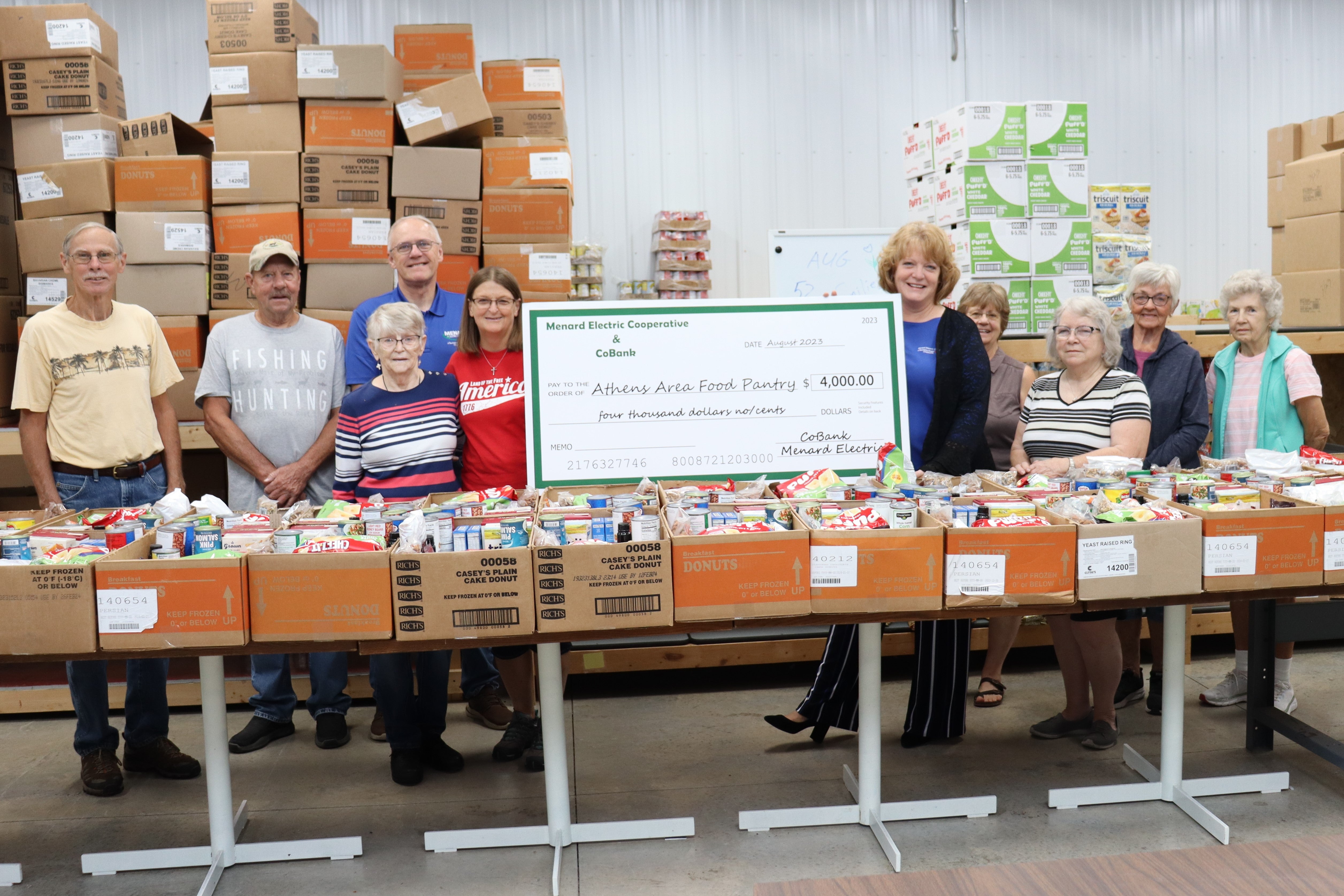 Sharing Success Donation winners